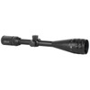 Konus KONUS KONUSPRO PLUS 6-24X50 IR MBLK, black rifle scope with adjustable zoom and illuminated reticle for precision shooting.