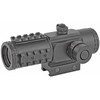 Konus 7203 scope, tactical riflescope with adjustable zoom and integrated mounting rail.