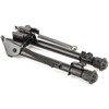 Leapers, Inc. - UTG UTG TACT OP BIPOD W/QD LVR MNT 8-12, adjustable tactical bipod with quick detach lever mount and dual spring-loaded support legs.