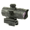 Leapers, Inc. - UTG SCP-DS3840TDQ, tactical rifle scope with adjustable zoom and mounting base.