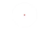 Leapers, Inc. - UTG OP-RDM20R, image of a red dot sight reticle on a white background.