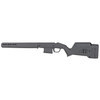 Magpul Industries MAGPUL HUNTR RUG AMERICAN SA STK BLK, a black rifle stock and chassis system.
