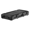 Magpul Industries MAGPUL DAKA HARD CASE C35 BLACK, rugged black hard storage case with secure latches and handle for firearm accessories.