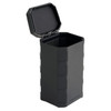 Magpul Industries MAGPUL DAKA CAN LARGE BLK, black large storage can with open lid.