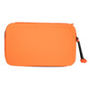 Magpul Industries MAGPUL DAKA UTILITY ORGANIZER ORG, orange water-resistant storage pouch with a black zipper and orange drawstring for organization and transportation of small items.