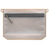Magpul Industries MAG1144-245 Large DAKA Volume Pouch - Water-Resistant Storage for Tools & Electronics, showing a beige and grey water-resistant pouch with a black zippered compartment.