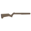 Magpul Industries Magpul MOE X-22 Ruger 10/22 Stock - Lightweight, Adjustable, M-LOK Compatible in FDE color, featuring ergonomic design and versatile mounting options.
