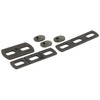 Magpul Industries Magpul MAG478-BLK M-LOK to MOE Adapter Kit - Customizable Length, Legacy MOE Hand Guard Compatibility, image shows black adapter plates and small screws for firearm customization.