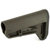 Magpul Industries MAG626-ODG SL-K Compact AR15/M4 Buttstock - Lightweight & Ambidextrous Design for PDW Style Firearms, front view of a tan-colored, ergonomic buttstock.