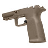 Magpul Industries Magpul EHG SG9 Full Size Grip Frame for SIG Sauer P320, tan-colored, with flared magazine well and enhanced tactical performance features.