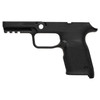 Magpul Industries MAG1430BLK EHG SG9 Compact Grip Frame for SIG Sauer P320, black ergonomic handgun grip frame featuring flared magazine well and reversible magazine release, designed for enhanced shooting performance.