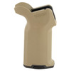 Magpul Industries MAG532FDE Moe K2+ Grip for AR15/M4, FDE color, ergonomic tactical firearm grip with textured surface.