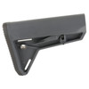 Magpul Industries MAG347-GRY Moe Sl Carb Stk Mil-Spec Gry, Gray collapsible stock for rifle upgrades.