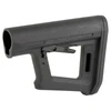 Magpul Industries MAG1435-BLK MOE PR Adjustable Carbine Stock - Premium Comfort & Precision Shooting, black adjustable rifle stock with textured grip and sling attachment point.