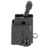 Maglula Ltd. Maglula LU14B MP5 Lula Loader/Unloader, black plastic firearm magazine loading and unloading tool with ergonomic handle