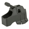 Maglula ltd. Maglula LU21B SR25/DPMS/PMAG Loader & Unloader, a fast and durable magazine loader tool for military and shooting range use, shown in black color with ergonomic design.