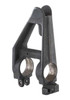 Luth-AR A2 Front Sight Base “F” Marked, .750 inch for M16, M16A1, and A2 rifles, black iron construction with mounting holes.