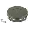 Benjamin Sheridan BD25 Match Grade .25 Caliber Airgun Pellets - Premium Precision for Target Shooting & Hunting, shown in a round gray storage container with two pellets outside.
