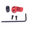 Guntec USA EXT-MC-CRED Guntec USA EXT-MC-CRED Extended Mag Catch Paddle Release (Cerakote Red) EXT-MC-CRED