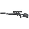 Gamo USA 600054S Urbana PCP .22 Cal Pellet Black air rifle, semi-automatic, with scope and black synthetic stock.