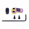 Guntec USA EXT-MC-M-RPVD Extended Mag Catch Paddle Release (Matte Rainbow PVD Coated)