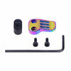 Guntec USA EXT-MC-RPVD Extended Mag Catch Paddle Release (Rainbow PVD Coated)