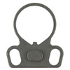 CMMG AR-15 End Plate Ambidextrous Sling Point - Quick Attach/Detach, gray metal rifle accessory with a circular attachment point and dual sling loops for AR-15 and LR-308 rifles.