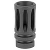 CMMG 55DA5EB COMPENSATOR A2 1/2X28, black metal firearm compensator with vented design for recoil reduction.
