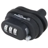 Bulldog Cases BD8000, black TSA combination travel lock with three digit combination dials.