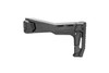 Strike Industries SI-FSA-SP-STOCK Adjustable FSA Polymer Stock with Picatinny Mount, black and gray adjustable polymer rifle stock with Picatinny rail mount.