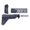Guntec USA AR-HCP-SET-PB-BLACK Guntec USA AR-HCP-SET-PB-BLACK AR-15 Honeycomb Pistol Furniture Set With Brace (7") (Anodized Black) AR-HCP-SET-PB-BLACK