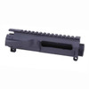 Guntec USA GT-UPPER AR-15 Stripped Billet Upper Receiver, Anodized Black, with Picatinny rail and threaded end.