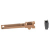 Radian Weapons R0835, firearm barrel and bolt carrier group components in a bronze finish with a separate black bolt. The image focuses on tactical firearm parts used for weapon customization and upgrades.