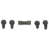 Radian Weapons R0013, set of five black rifle scope mounts with a central mounting pin, precision tactical accessories for firearm customization.