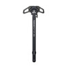 Radian Weapons RAPTOR Charging Handle 556 Gray, a black tactical charging handle with ergonomic grips and branding for superior firearm performance and durability.
