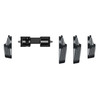 Radian Weapons R0566, tactical firearm accessory components including four black modular parts and a connecting piece arranged horizontally.