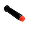 Tiger Rock Inc AR-15 Carbine Heavy Buffer Steel Reciprocating Weight -5.2 OZ -Carbine Length (BLACK), black steel buffer with a red rubber end cap