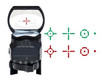 Kexuan H0101 Kexuan Mini Reflex Red/Green Dot Sight with 4 Reticle Patterns, Picatinny Mount [H0101] H0101