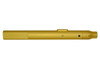 Presma .223 Barrel Vise Block Rod with Torque Block for .750-inch Barrels, featuring a gold-colored finish and designed for AR-15 rifles, shown in a horizontal orientation.