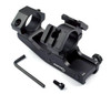 Presma 1" High Profile Cantilever Scope Mount with Dual 45 Degree Top Mini Rail Mounts, black metal scope mount with mounting hardware and Allen wrench.