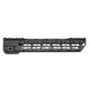 Presma 13" M-LOK Handguard - Shark Forend - 223/5.56, black tactical gun handguard with M-LOK slots and shark-like design for firearm accessory mounting.