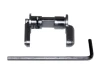 Presma 223/5.56 Ambidextrous Safety Selector Switch, black metal tactical firearm safety switch with textured levers for easy grip and control.