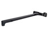 Presma 223/5.56 Standard Charging Handle with Simple Extended Latch Handle (Cross Pattern), black firearm accessory for AR-15 rifles.