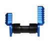 Presma 223/5.56/308 Aluminum and Steel Ambidextrous Safety Selector Switch, Dark Blue, with blue anodized aluminum levers and a black steel center section.