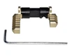 Presma 223/5.56/308 Aluminum and Steel Ambidextrous Safety Selector Switch, Gold, featuring a durable gold-colored metal build with a black central pivot and an L-shaped hex key for installation.