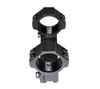 Presma 30mm High Profile Scope Mount For Dovetail Rail (9mm - 14mm), black scope mount with two rings for securing a scope on a dovetail rail.