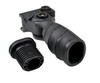 Presma 5 Position Tactical Folding Foregrip (GP08), black tactical firearm foregrip with folding design and textured grip for enhanced handling.