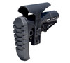 Presma AAST30 Mil-Spec Enhanced Stock with Polymer Cheek Riser and Screwed, Rubberized Recoil Pad, showing a tactical firearm stock designed for durability and improved shooter comfort.