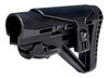 Presma AAST32 Mil-Spec Enhanced Stock - Advanced Recoil Dampener Suspension System, Polymer Cheek Riser + Screwed, Rubberized Recoil Pad [AAST32], black tactical rifle stock with adjustable cheek riser and recoil pad