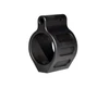 Presma Adjustable Low Profile Gas Block, 0.875" Black Steel (GBA875), a compact and durable firearm accessory designed to securely fit on the barrel of a rifle.